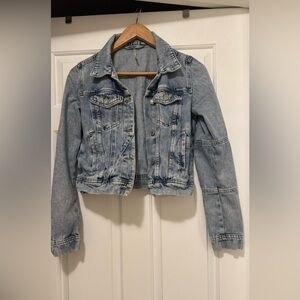 Free People Blue Denim Jacket